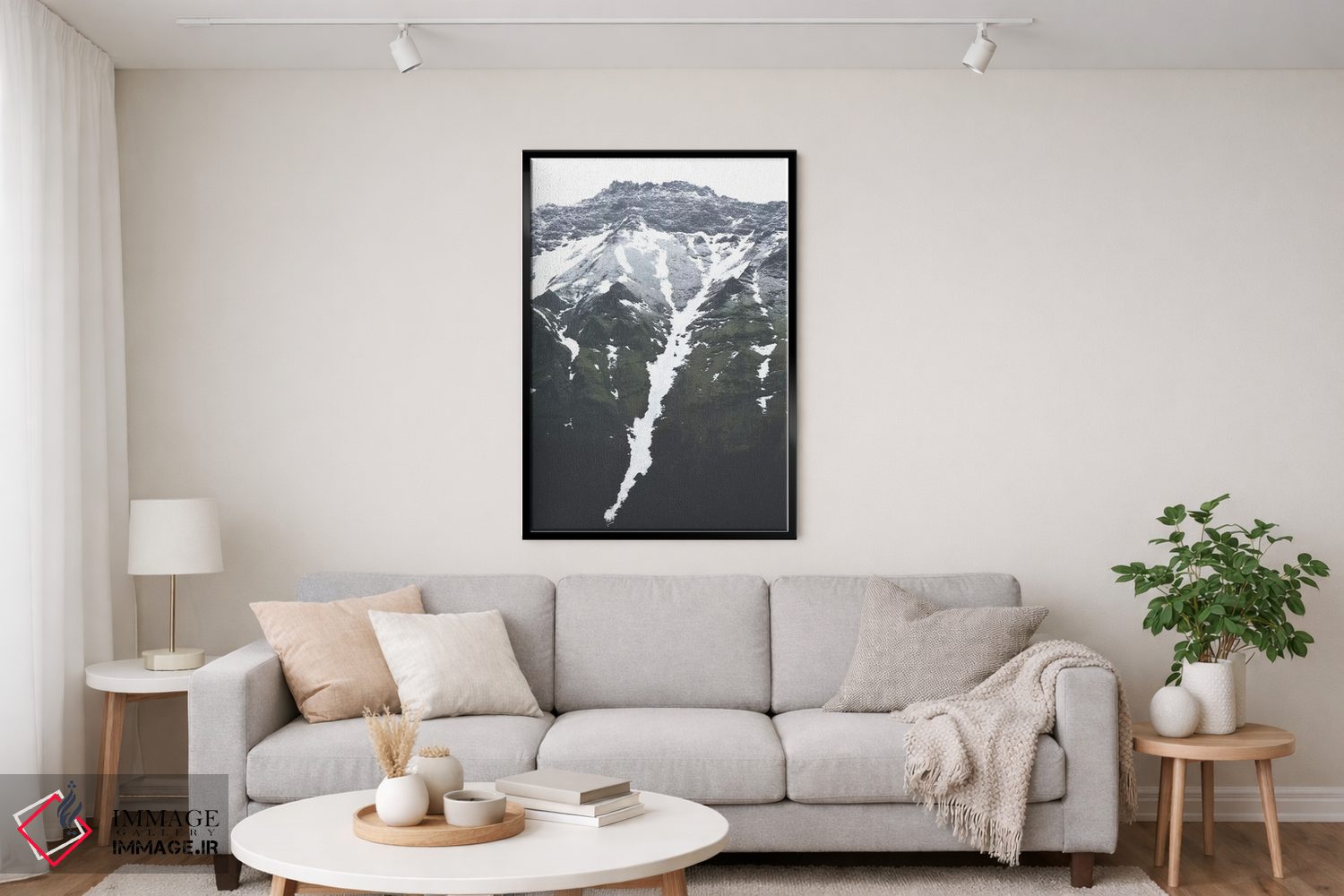 تابلو دکوراتیو برف در حال فرود اثر جو شاتر - D3B