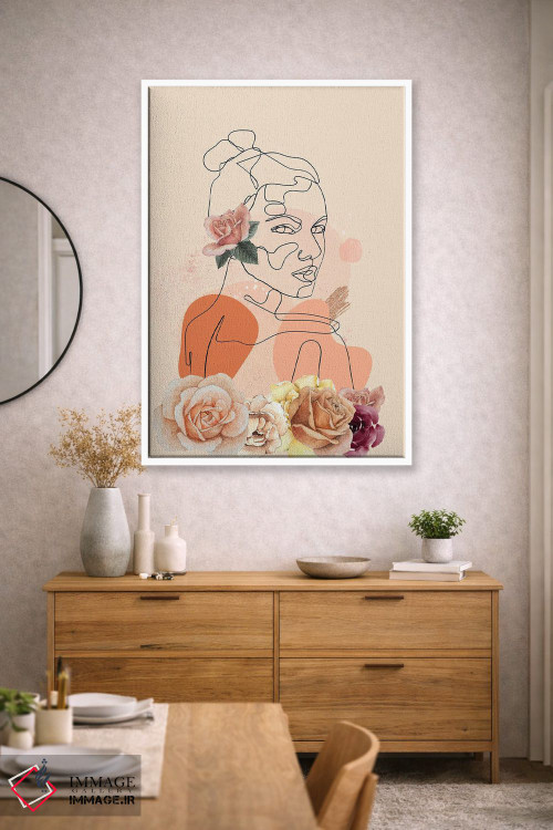 تابلو مینیمال جاه طلبی گل ها ۱ اثر جسی کیث - D1W