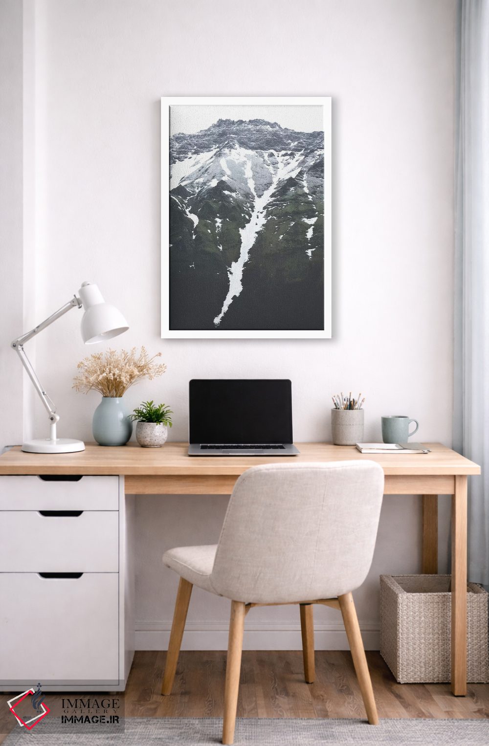 تابلو دکوراتیو برف در حال فرود اثر جو شاتر - D5W