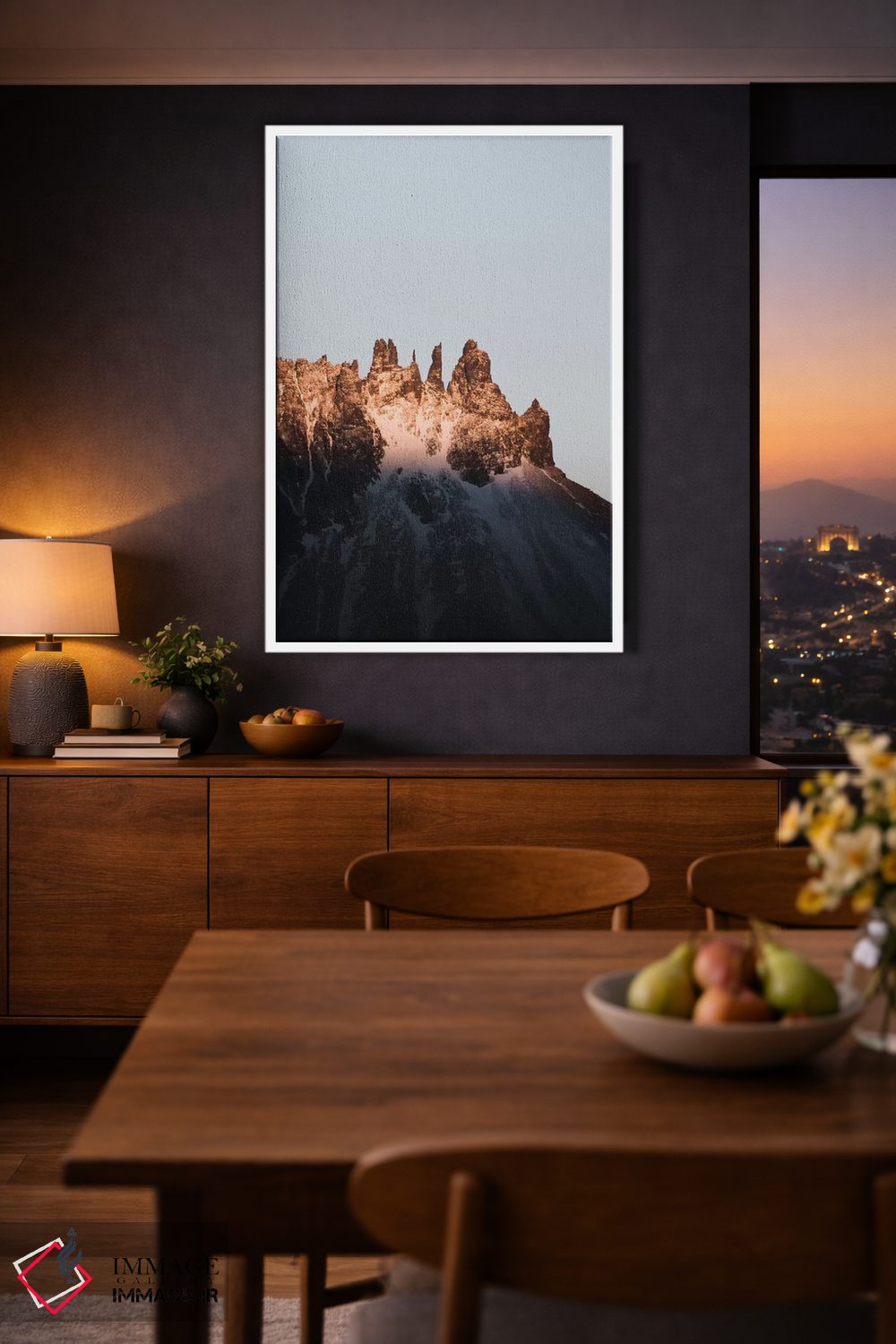 تابلو دکوراتیو انگشتان زمستانی اثر جو شاتر - D3W