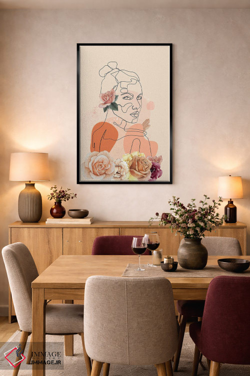 تابلو مینیمال جاه طلبی گل ها ۱ اثر جسی کیث - D4B