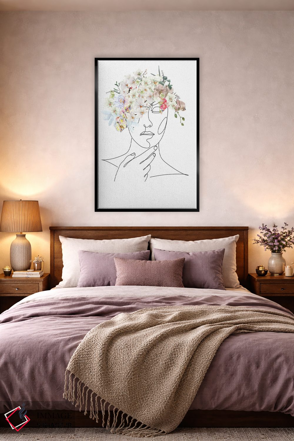 تابلو مینیمال روح گل ها اثر جسی کیث - D4B