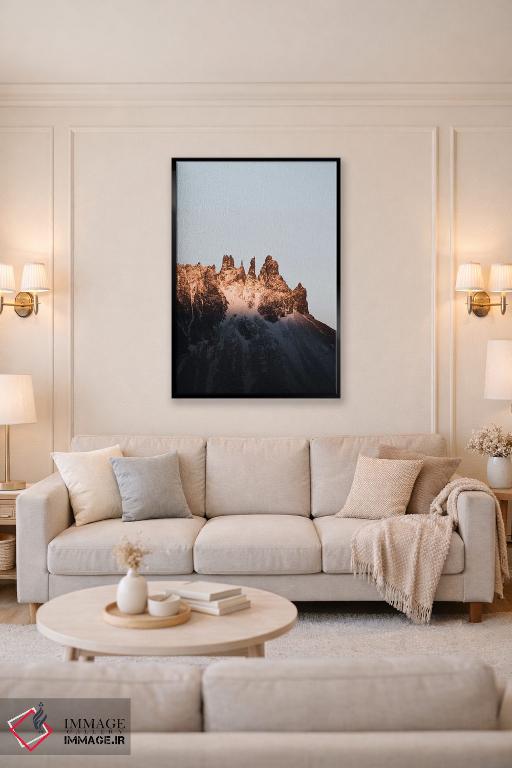 تابلو دکوراتیو انگشتان زمستانی اثر جو شاتر - D5B