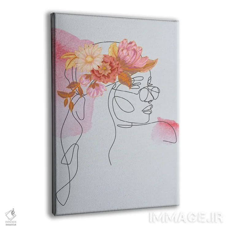 تابلو مینیمال رشد هیپنوتیزم کننده ۱ اثر جسی کیث - نمای پرسپکتیو محصول