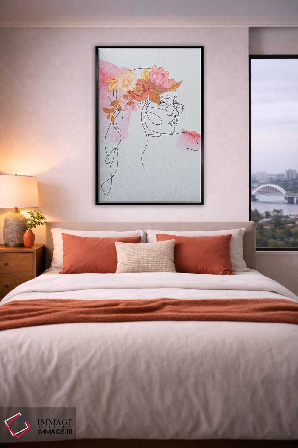 تابلو مینیمال رشد هیپنوتیزم کننده ۱ اثر جسی کیث - D5B