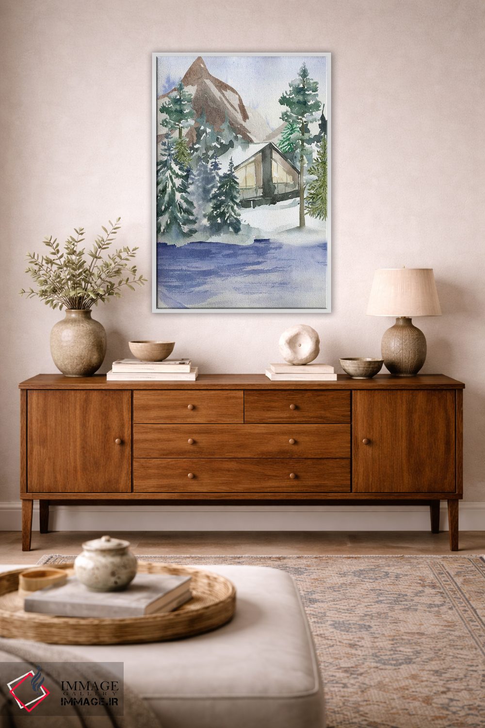 تابلو دکوراتیو کلبه پنهان ۱ اثر جسی کیث - D2W