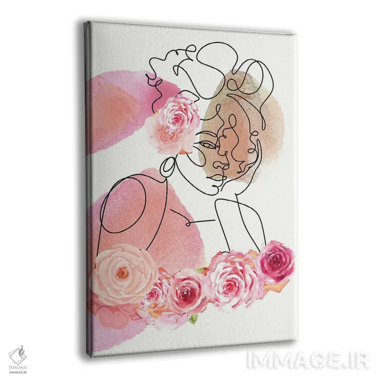 تابلو مینیمال رشد زیبا ۲ اثر جسی کیث - نمای پرسپکتیو محصول