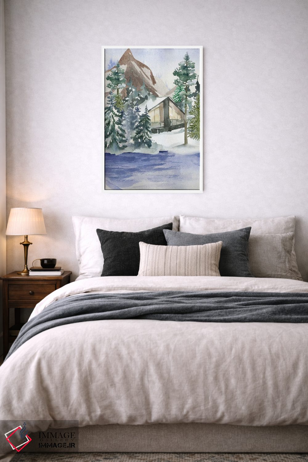 تابلو دکوراتیو کلبه پنهان ۱ اثر جسی کیث - D6W