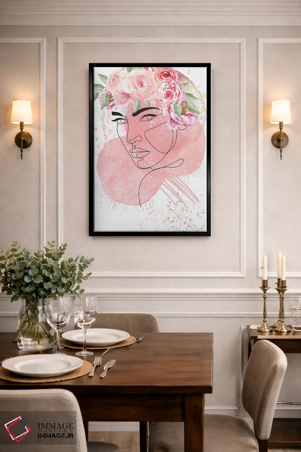 تابلو مینیمال رشد زیبا ۱ اثر جسی کیث - D2B