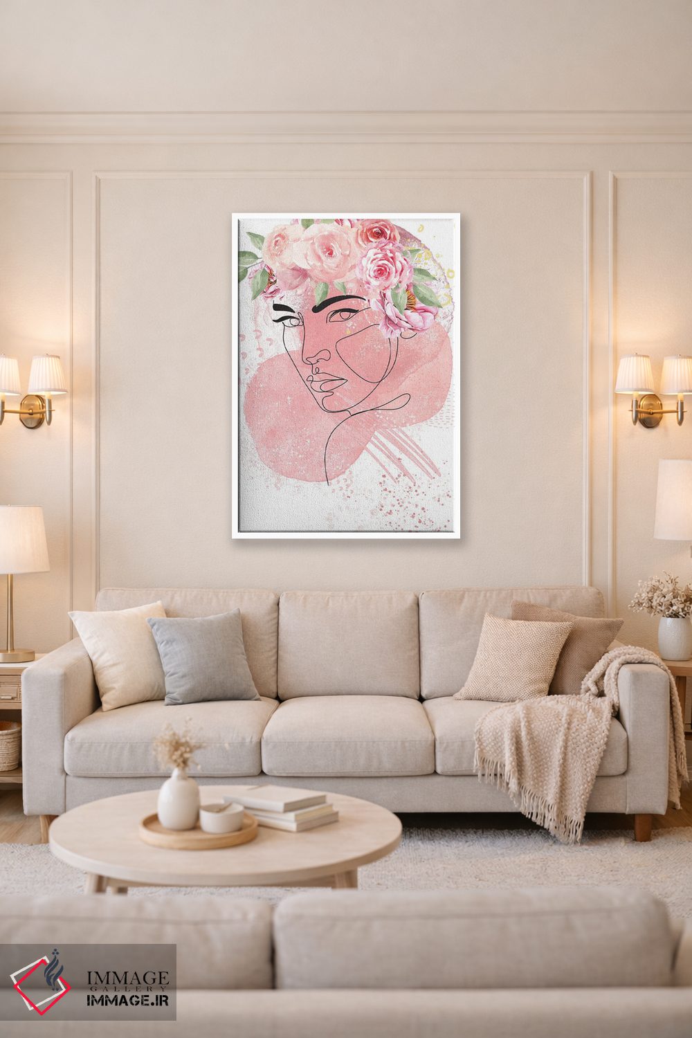 تابلو مینیمال رشد زیبا ۱ اثر جسی کیث - D3W