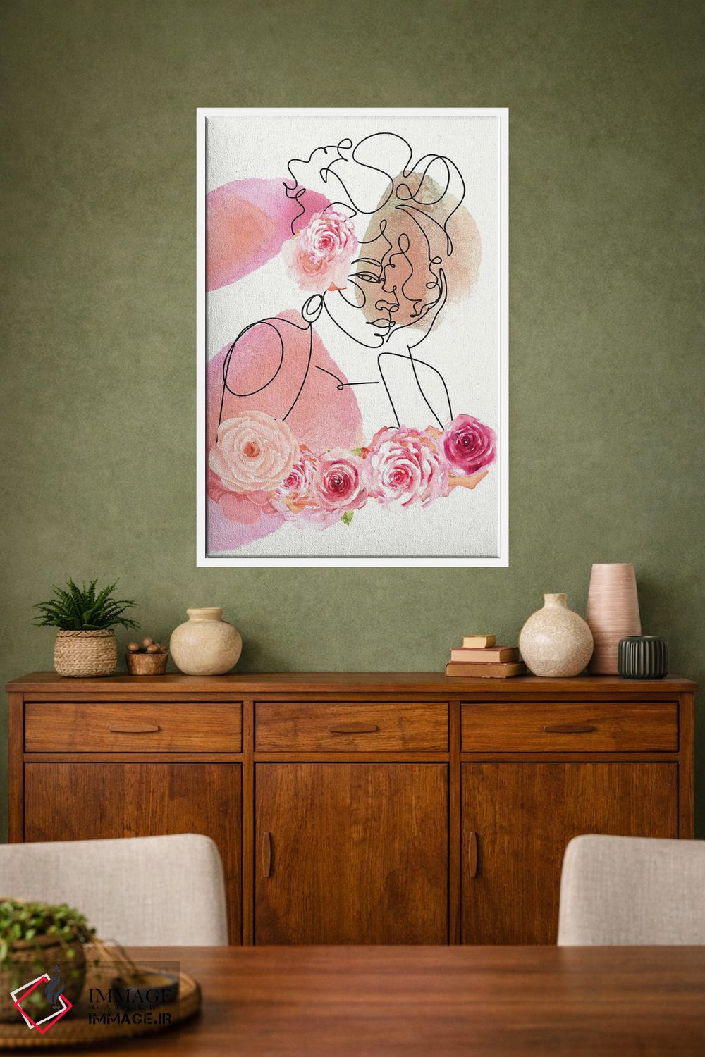 تابلو مینیمال رشد زیبا ۲ اثر جسی کیث - D1W