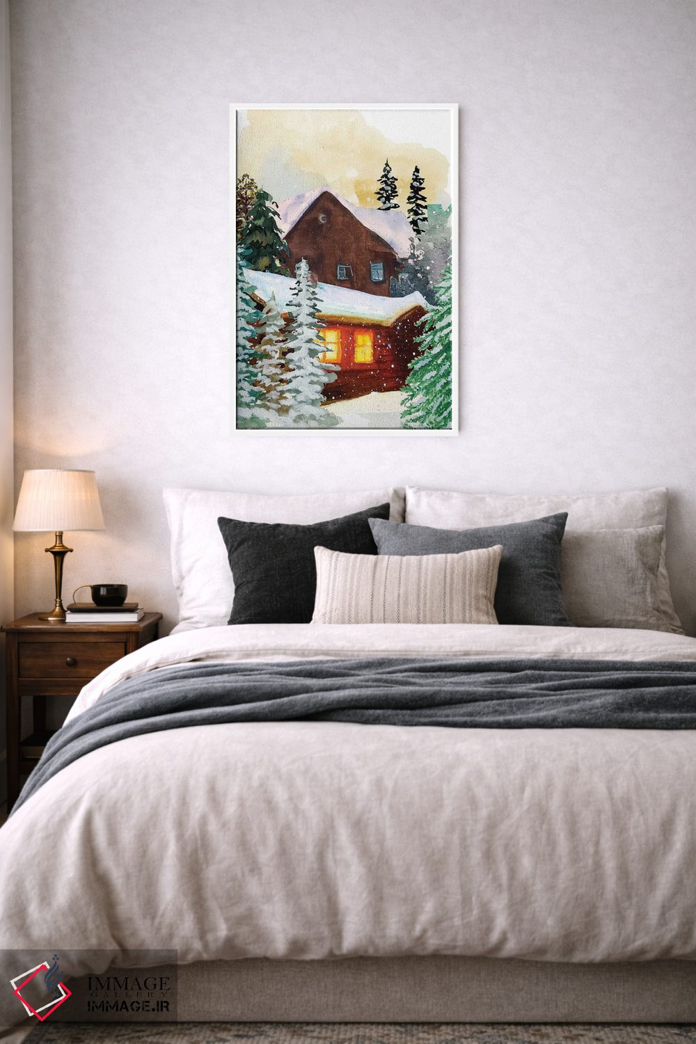 تابلو دکوراتیو کلبه مخفی اثر جسی کیث - D4W