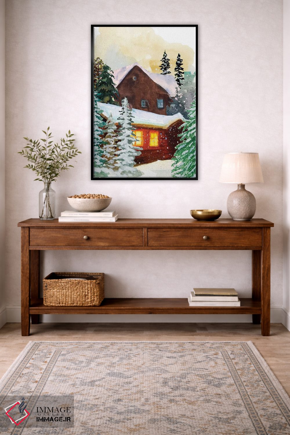 تابلو دکوراتیو کلبه مخفی اثر جسی کیث - D3B