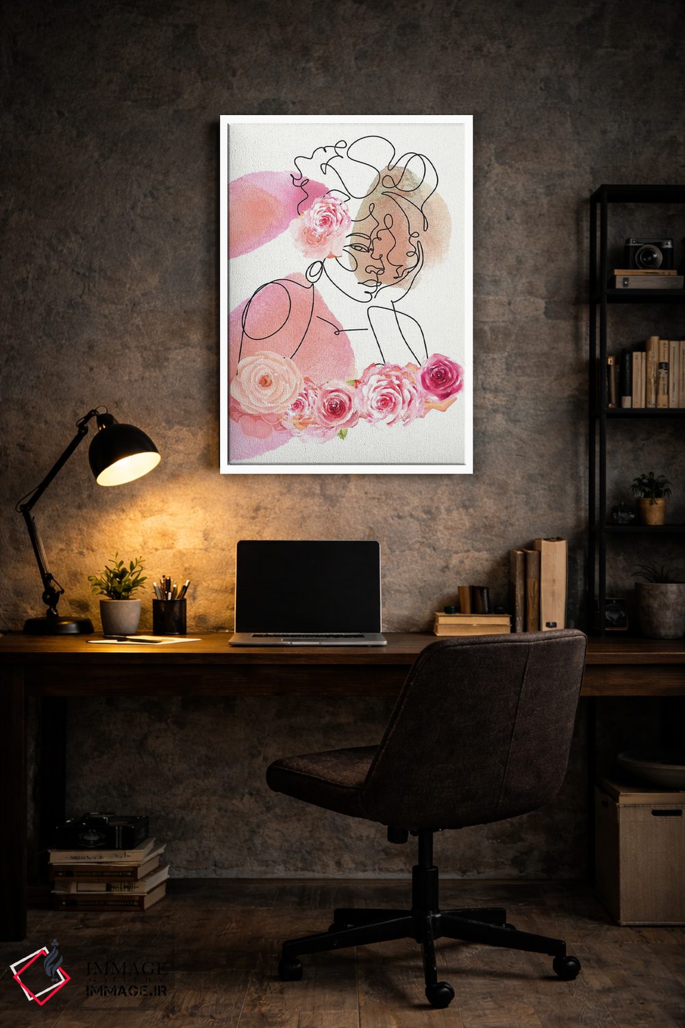 تابلو مینیمال رشد زیبا ۲ اثر جسی کیث - D6W