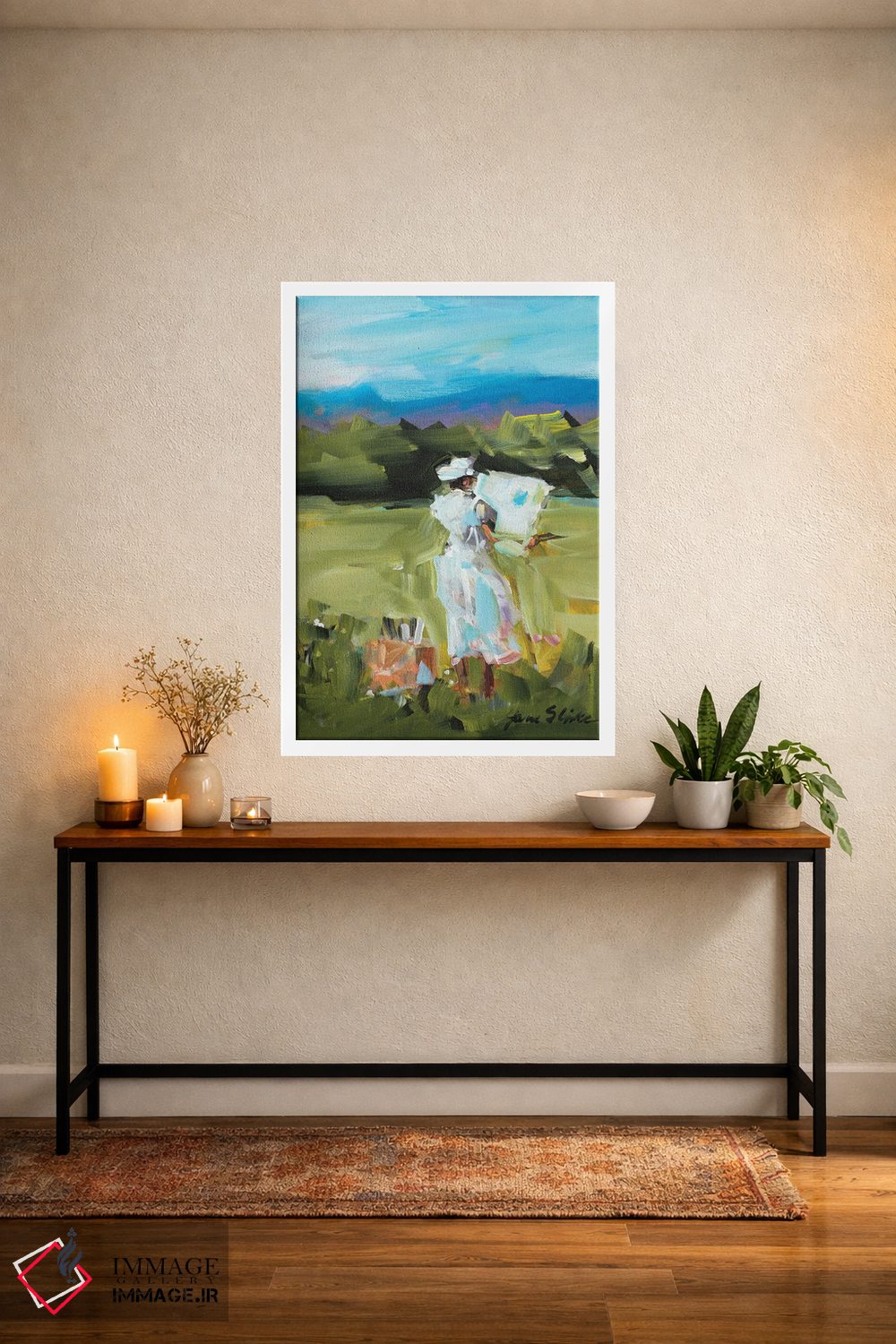 تابلو دکوراتیو نقاشی زنانه اثر جین اسلیوکا - D2W