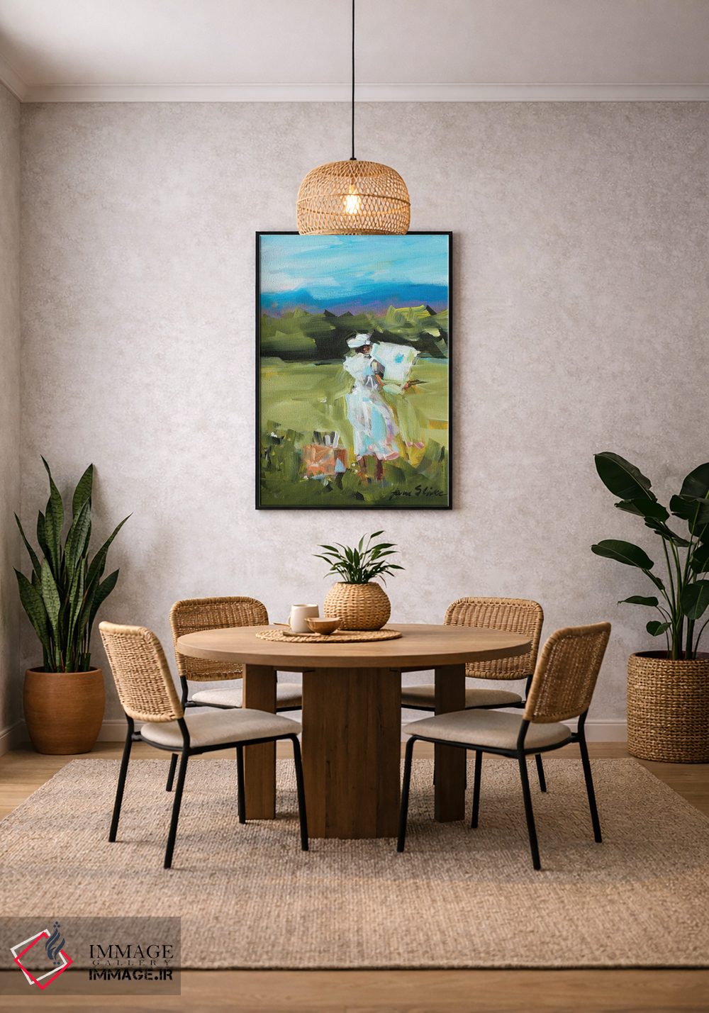 تابلو دکوراتیو نقاشی زنانه اثر جین اسلیوکا - D4B