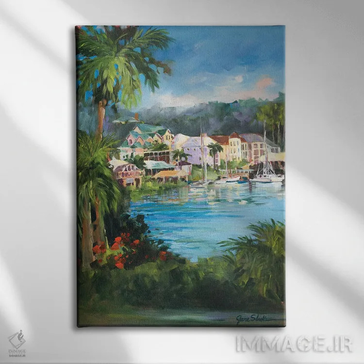 تابلو دکوراتیو فرار اثر جین اسلیوکا - نمای روبهرو روی دیوار