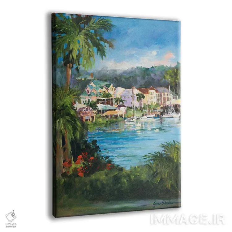 تابلو دکوراتیو فرار اثر جین اسلیوکا - نمای پرسپکتیو محصول