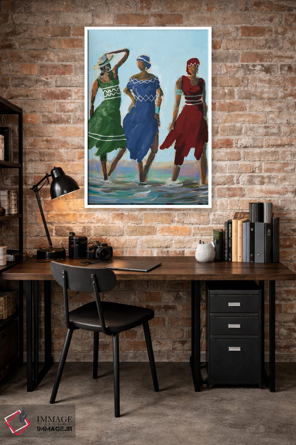 تابلو دکوراتیو رویاپردازی کارائیبی اثر جین اسلیوکا - D1W