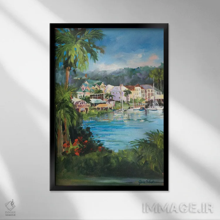 تابلو دکوراتیو فرار اثر جین اسلیوکا - نمای قابدار مشکی