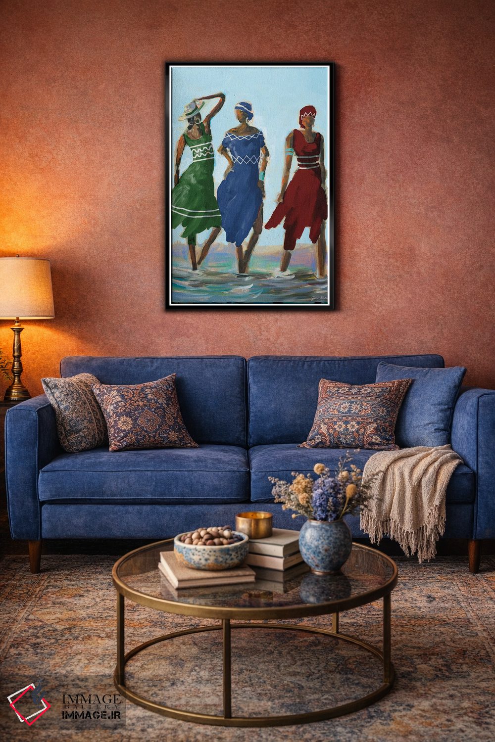 تابلو دکوراتیو رویاپردازی کارائیبی اثر جین اسلیوکا - D4B