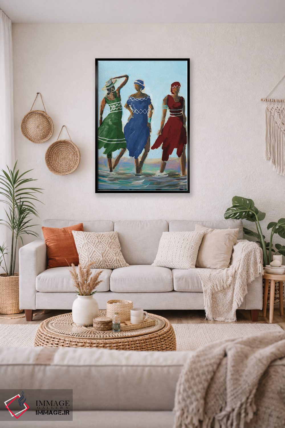 تابلو دکوراتیو رویاپردازی کارائیبی اثر جین اسلیوکا - D2B