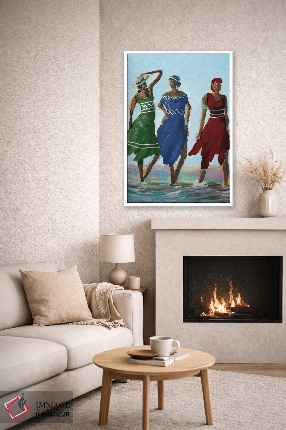 تابلو دکوراتیو رویاپردازی کارائیبی اثر جین اسلیوکا - D6W