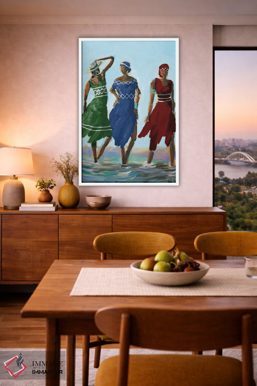 تابلو دکوراتیو رویاپردازی کارائیبی اثر جین اسلیوکا - D5W