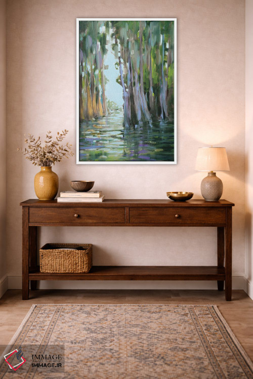 تابلو دکوراتیو فرار به مناطق گرمسیری اثر جین اسلیوکا - D3W