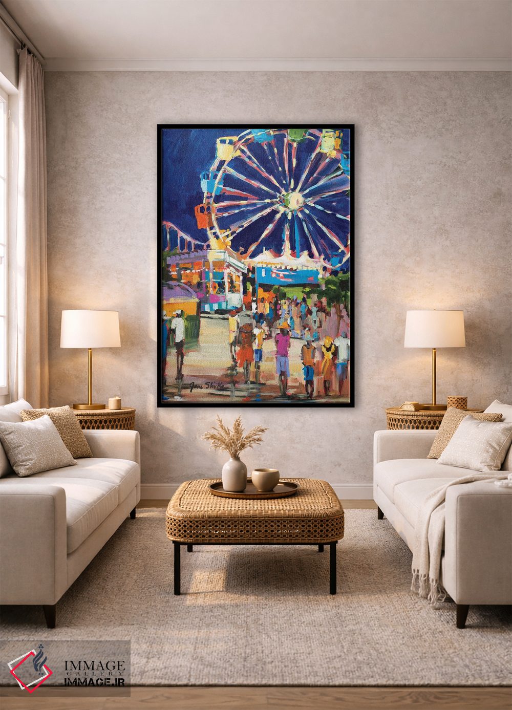 تابلو دکوراتیو کارناوال اثر جین اسلیوکا - D1B
