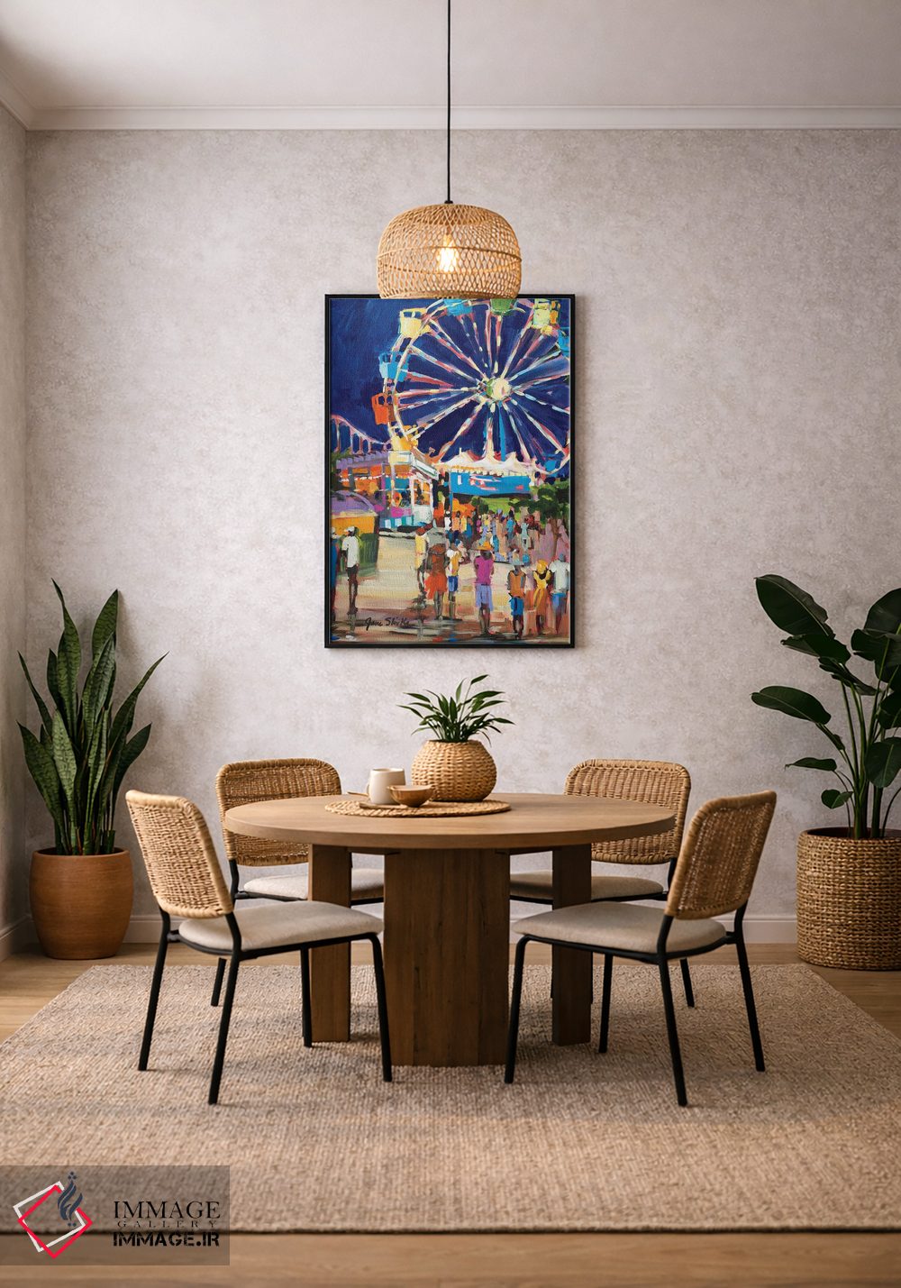 تابلو دکوراتیو کارناوال اثر جین اسلیوکا - D4B