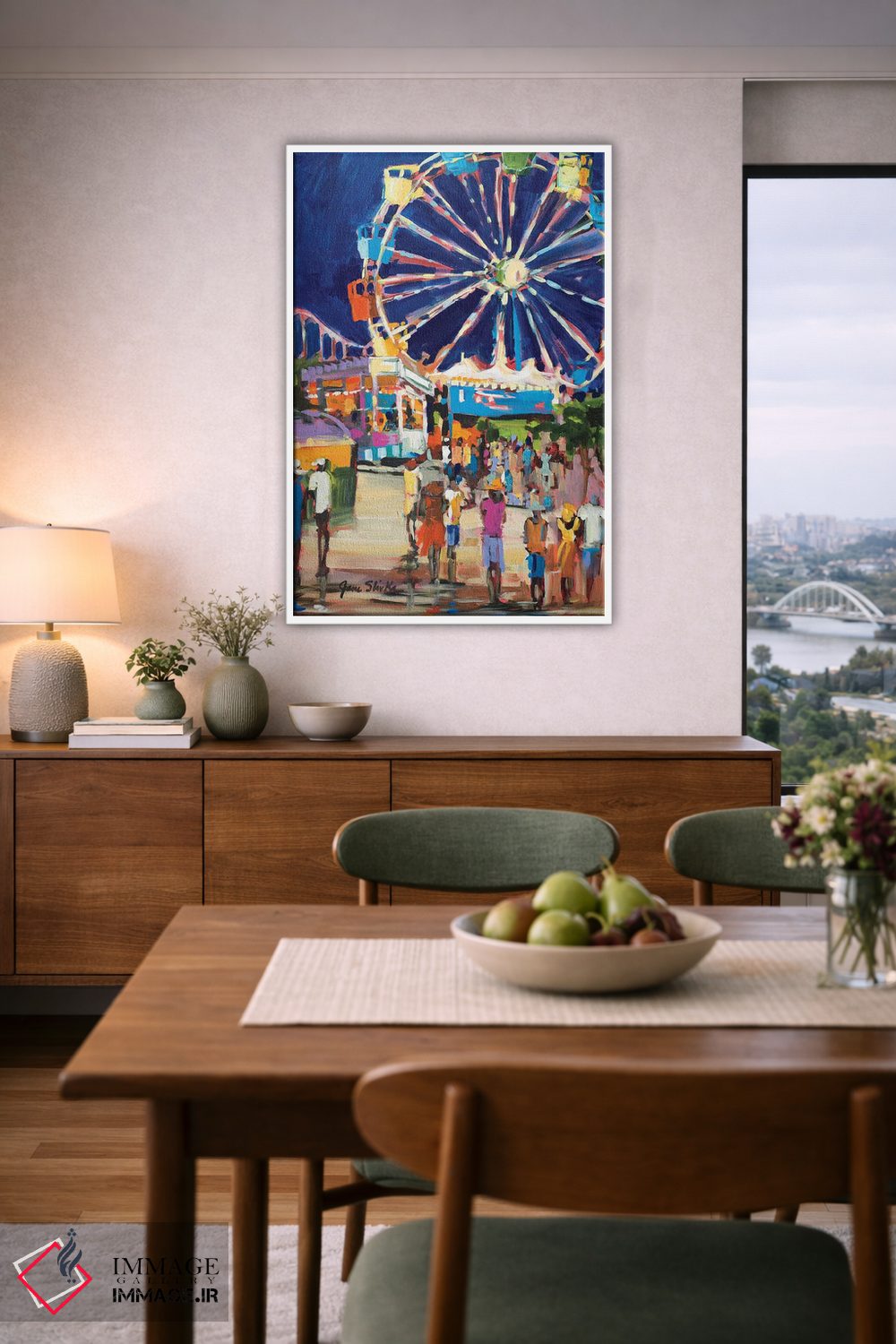 تابلو دکوراتیو کارناوال اثر جین اسلیوکا - D6W