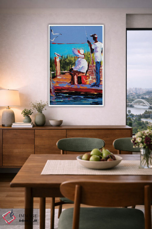 تابلو دکوراتیو ماهیگیری III اثر جین اسلیوکا - D6W