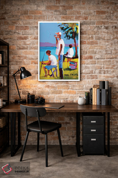 تابلو دکوراتیو ماهیگیری IV اثر جین اسلیوکا - D2W