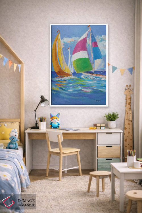 تابلو دکوراتیو بادبان برافراشته II اثر جین اسلیوکا - D1W