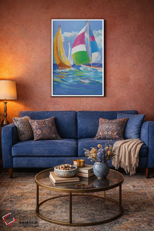 تابلو دکوراتیو بادبان برافراشته II اثر جین اسلیوکا - D3W