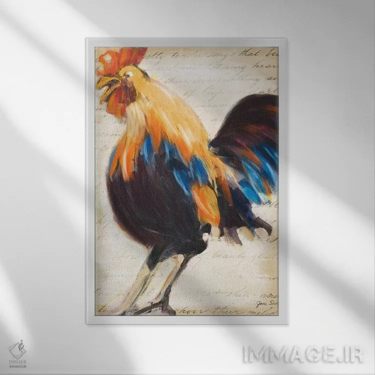 تابلو دکوراتیو صبح دل انگیز II اثر جین اسلیوکا - نمای قابدار سفید