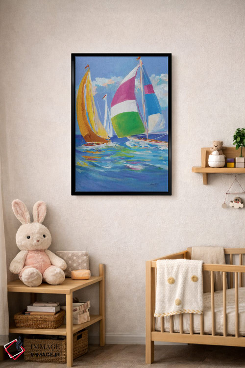 تابلو دکوراتیو بادبان برافراشته II اثر جین اسلیوکا - D5B