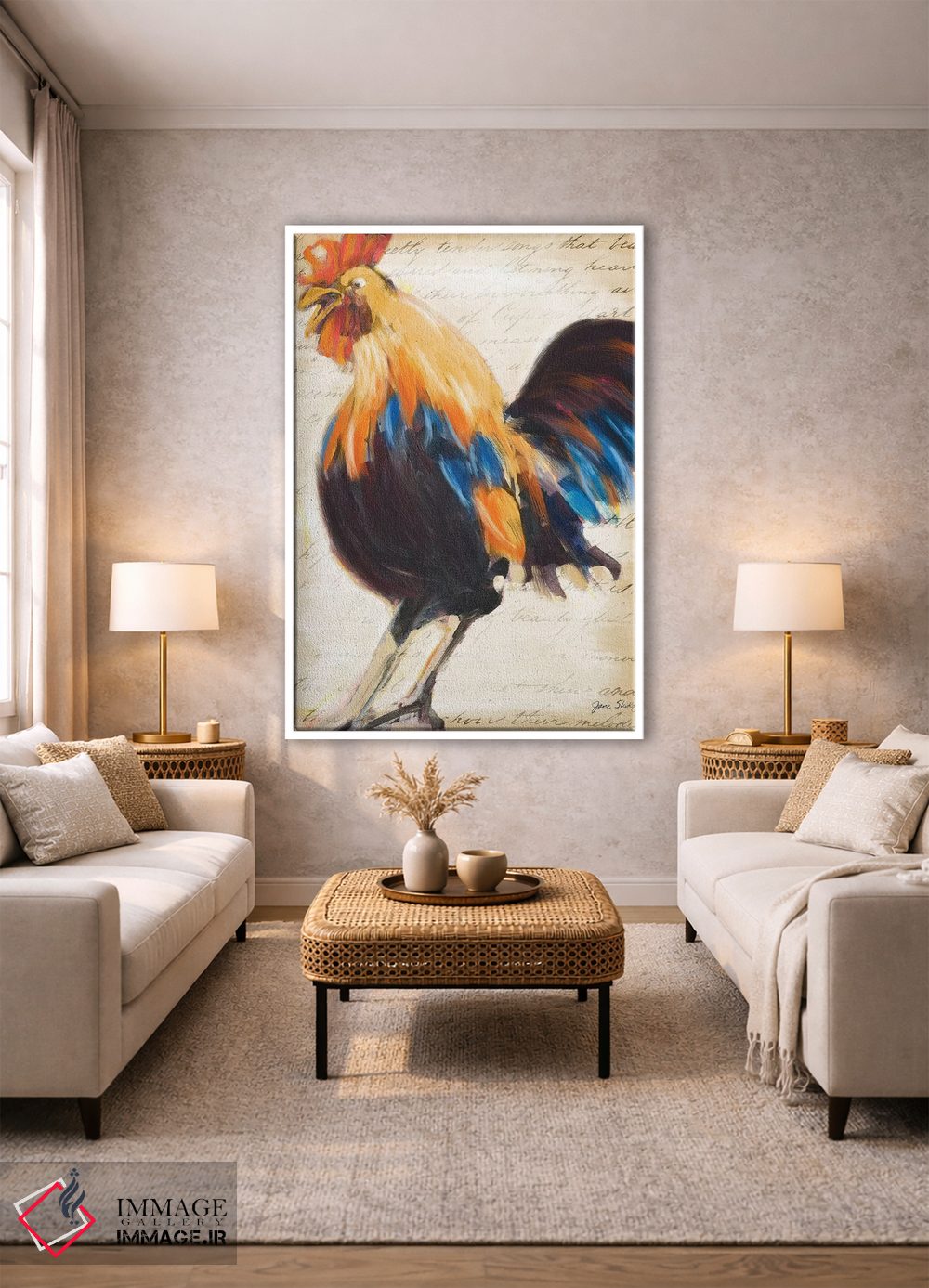 تابلو دکوراتیو صبح دل انگیز II اثر جین اسلیوکا - D1W