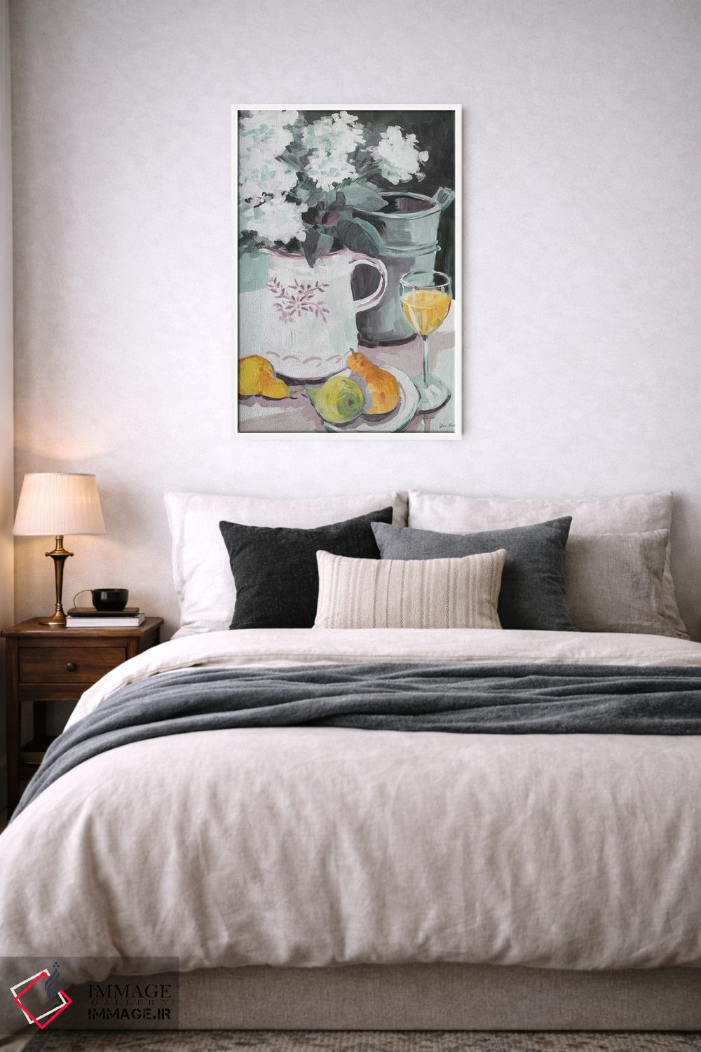 تابلو دکوراتیو گلدان گل اثر جین اسلیوکا - D6W