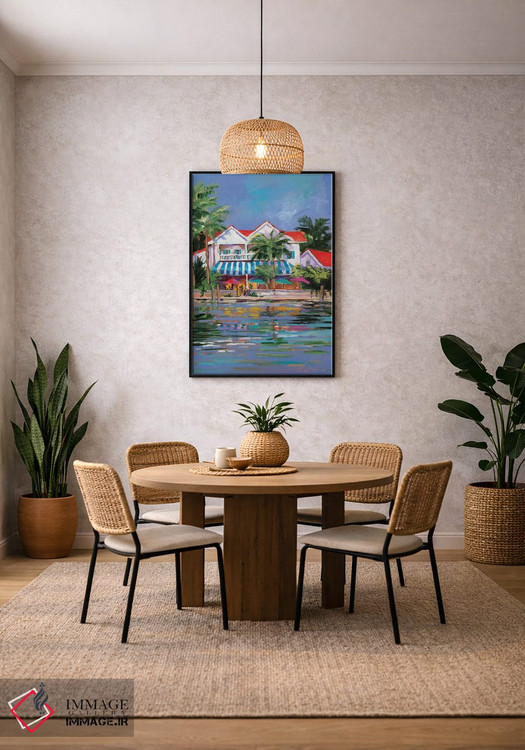 تابلو دکوراتیو اقامتگاه ساحلی I اثر جین اسلیوکا - D4B