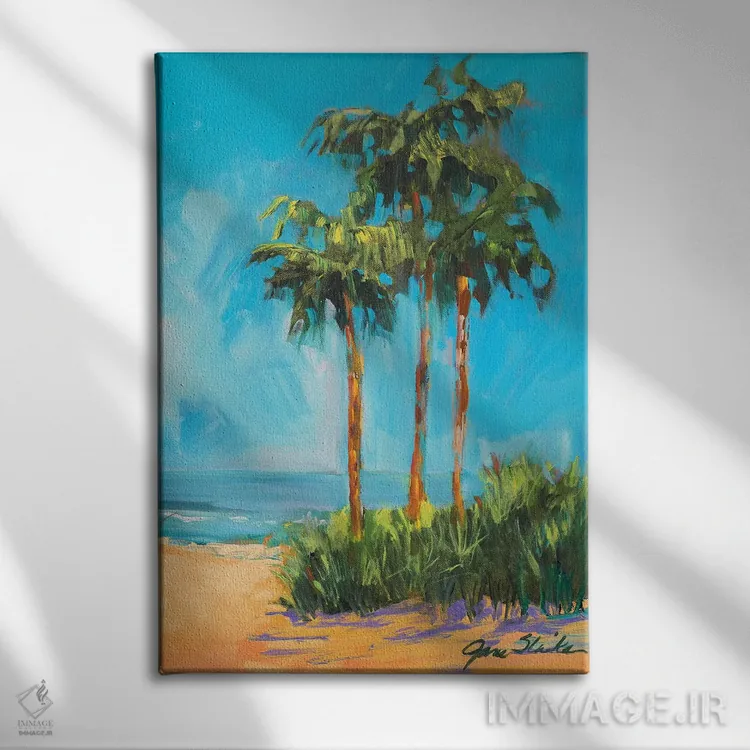 تابلو دکوراتیو تنهایی I اثر جین اسلیوکا - نمای روبهرو روی دیوار