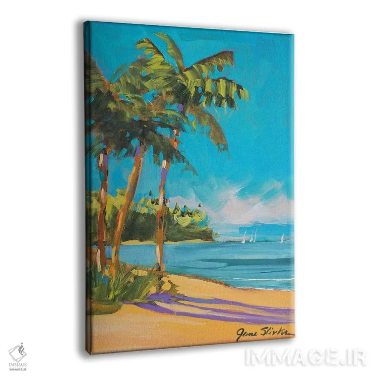 تابلو دکوراتیو تنهایی II اثر جین اسلیوکا - نمای پرسپکتیو محصول