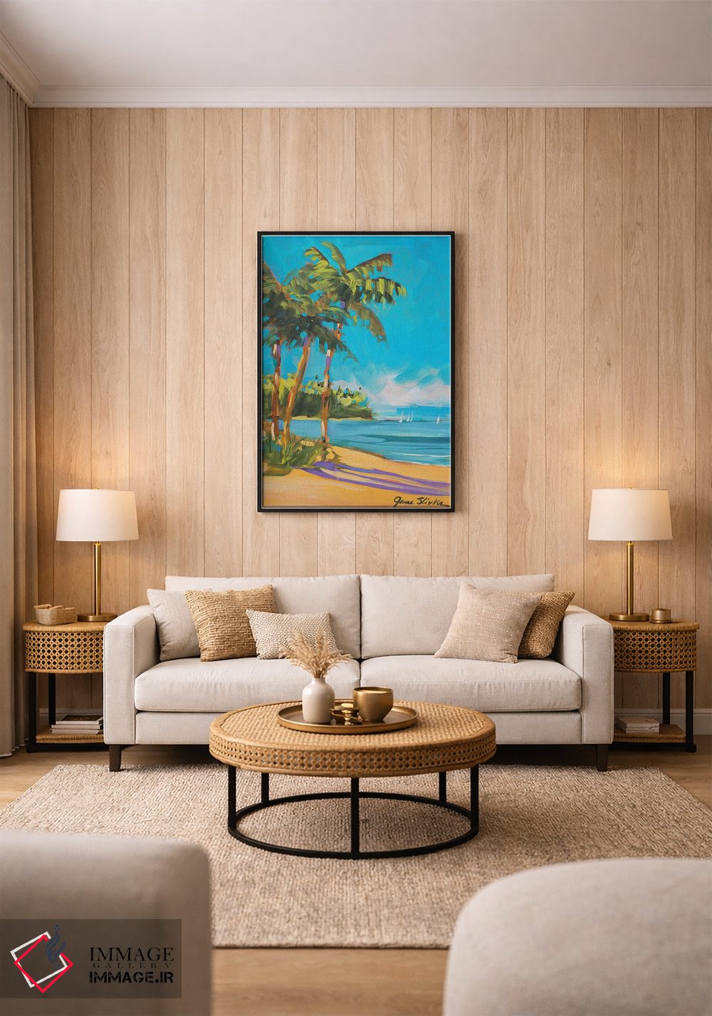 تابلو دکوراتیو تنهایی II اثر جین اسلیوکا - D1B