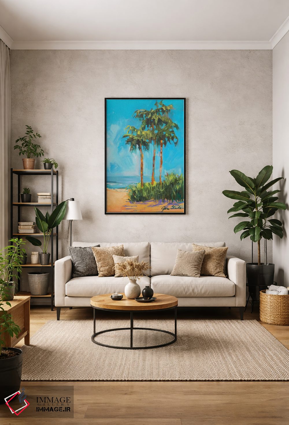 تابلو دکوراتیو تنهایی I اثر جین اسلیوکا - D2B