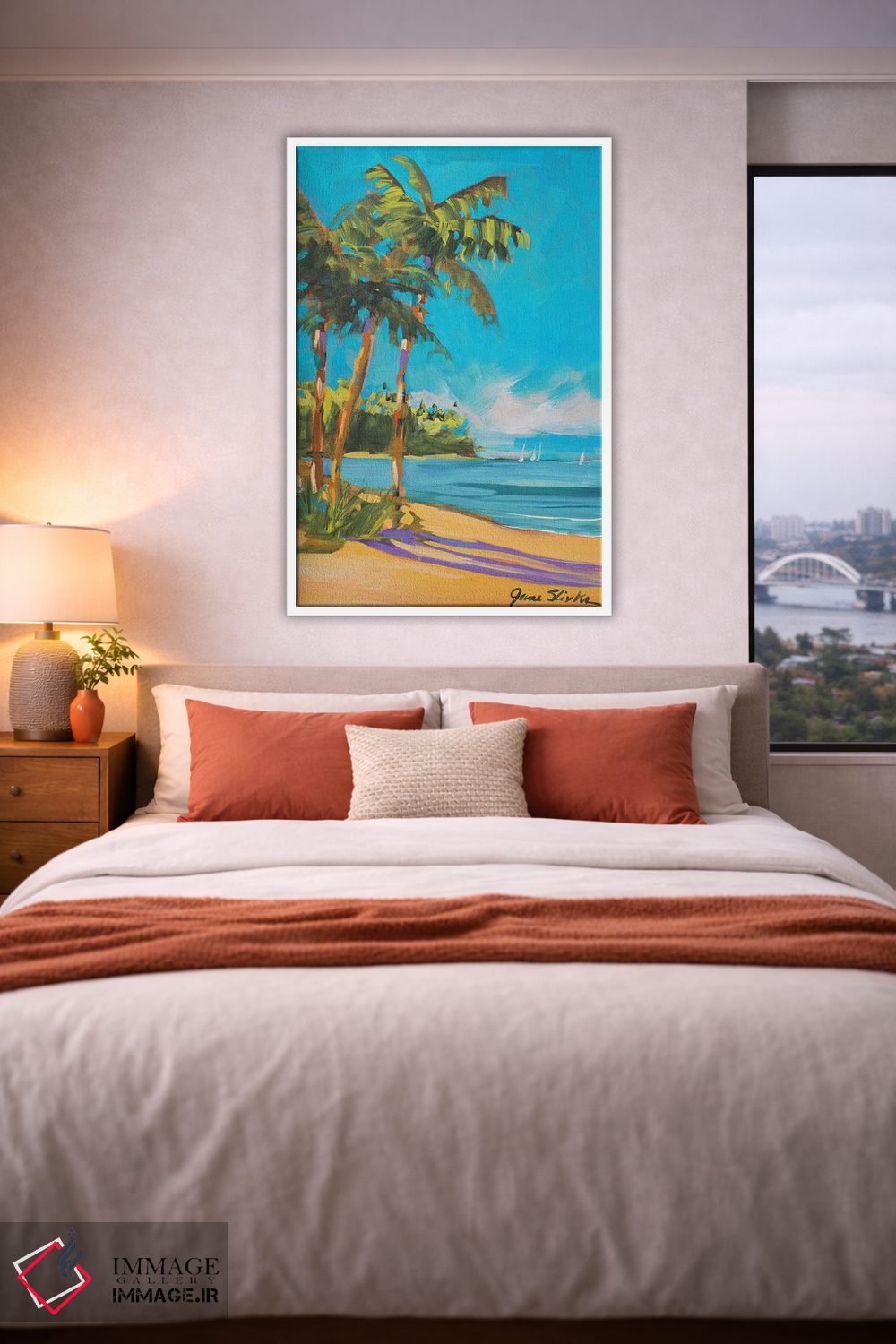 تابلو دکوراتیو تنهایی II اثر جین اسلیوکا - D4W