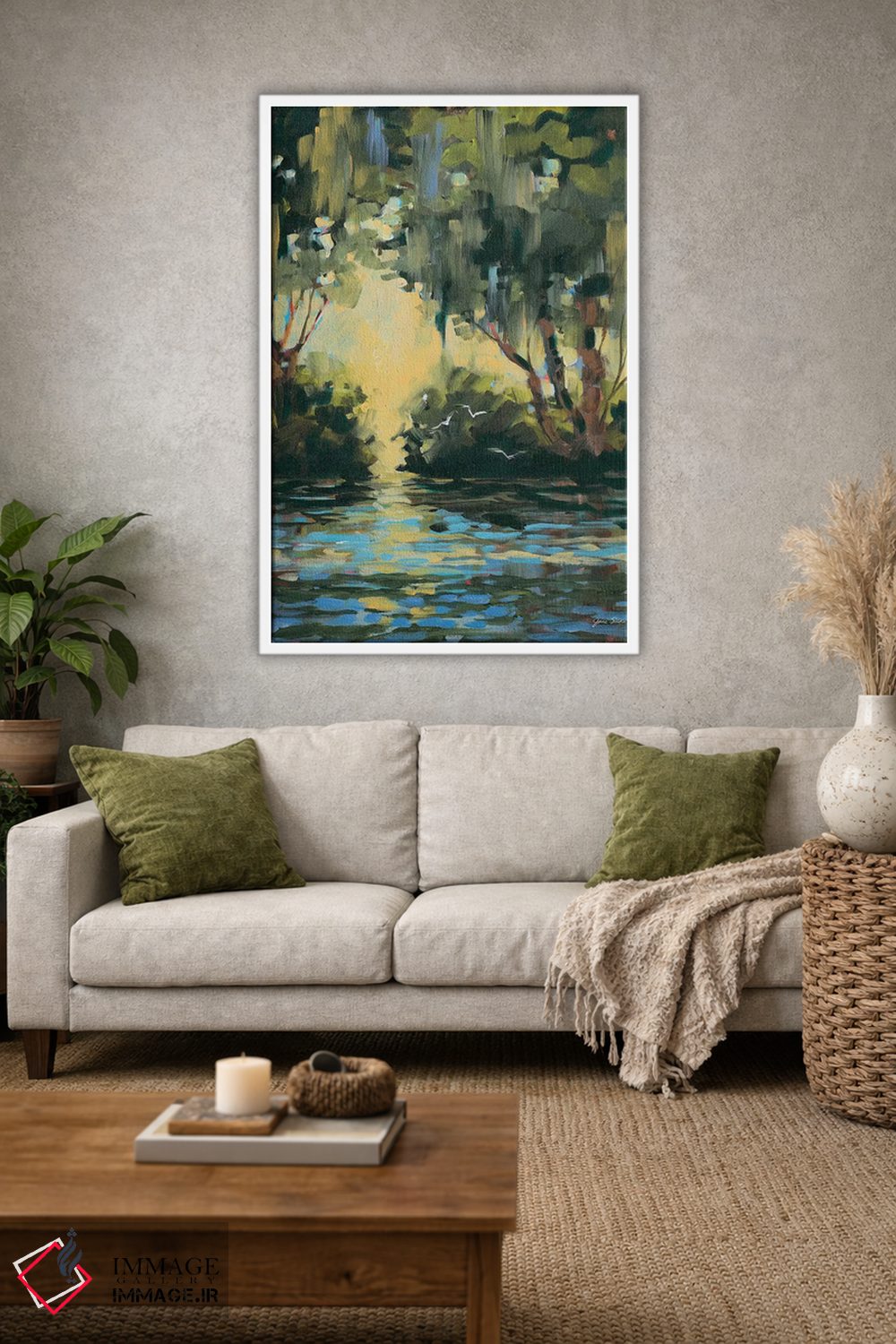 تابلو دکوراتیو در عمق جنگل اثر جین اسلیوکا - D1W