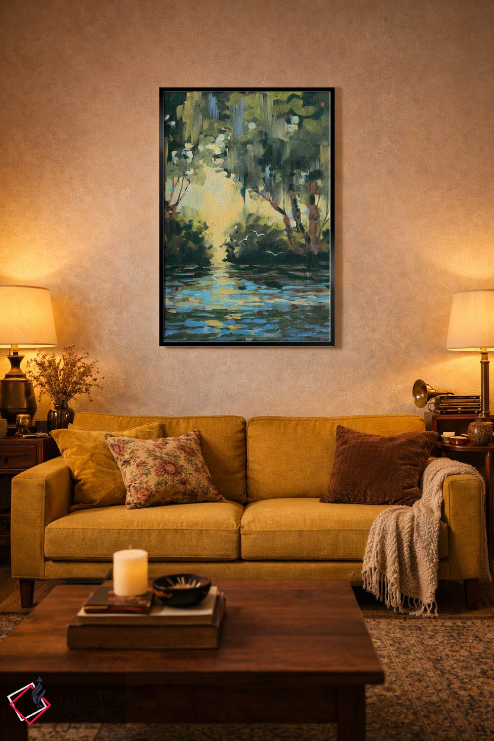 تابلو دکوراتیو در عمق جنگل اثر جین اسلیوکا - D4B