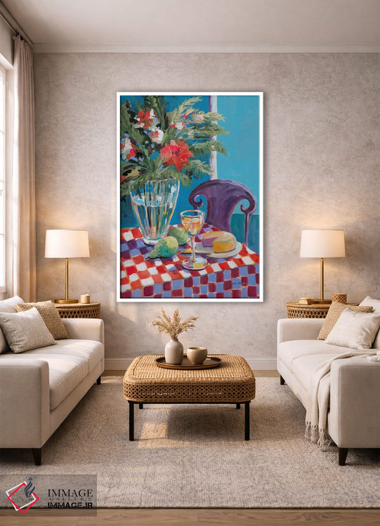 تابلو دکوراتیو میز یک نفره اثر جین اسلیوکا - D1W