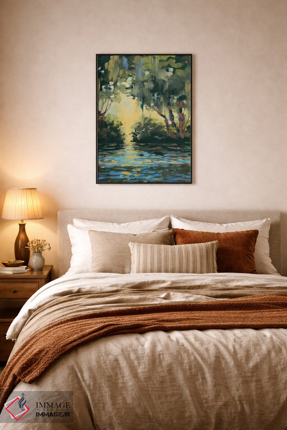 تابلو دکوراتیو در عمق جنگل اثر جین اسلیوکا - D6B